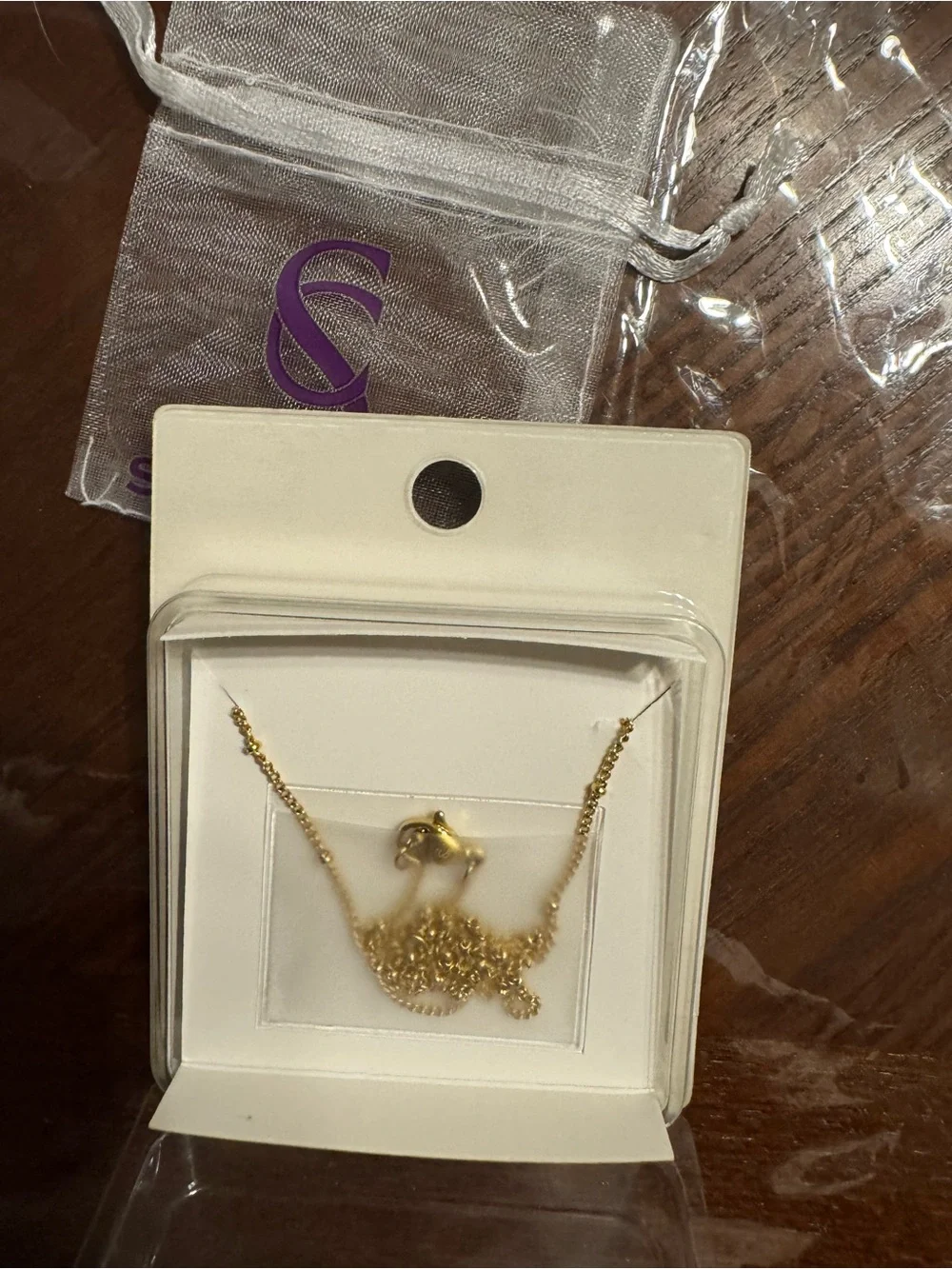 Savvy Cie Gold Initial 'A' Padlock Necklace
